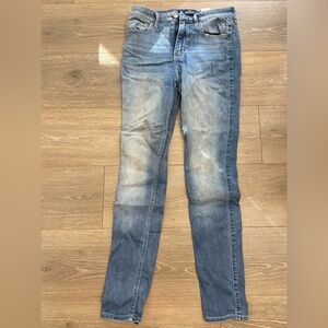 Hollister Light Blue Women's High-Rise Super Skinny Jeans